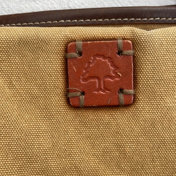 Anthropologie/The Same Direction canvas and leather bag - Picture 2 of 6